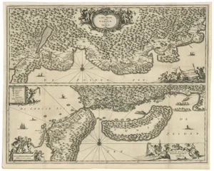 Map of Japanese Coast from Osaka to Tokyo with the Kyushu and Shikoku Islands, 1669