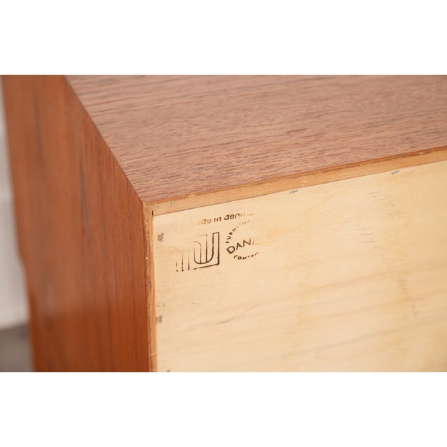 Wood Danish Teak 4-Drawer Cabinet by Hundevad For Sale - Image 7 of 8