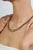 85 Ct Pyrite Beaded Double Strand Necklace With Silver Clasp 2.8mm Beads 22” Long For Sale - Image 6 of 15