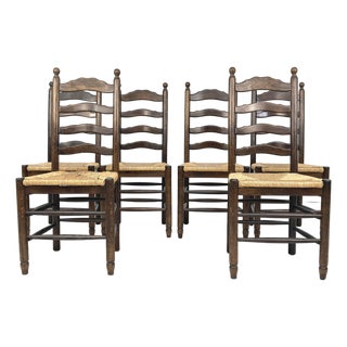 French Farmhouse Dining Chairs – Set of 6 For Sale