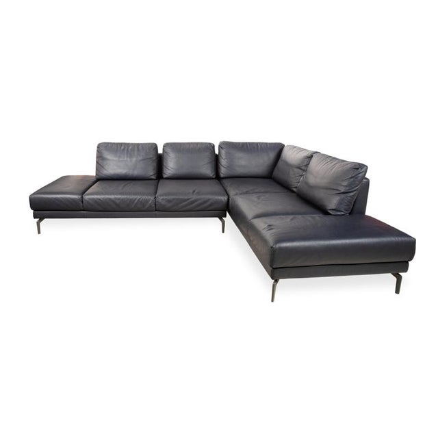 Black Leather HS.420 Corner Sofa from Hülsta For Sale - Image 12 of 13