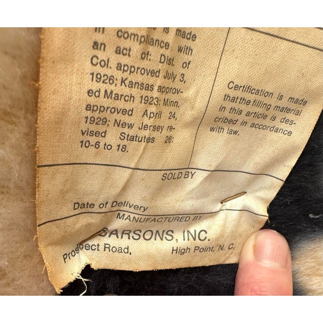 1970s Vintage Carsons Wave Chaise Lounge For Sale - Image 5 of 9