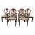 Vintage Hepplewhite or Georgian Style Shield Back Dining Chairs - Set of 6 For Sale