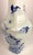 Pair of Chinese Blue and White Porcelain Vases With Birds and Blossoms, Jingdezhen, Circa 1900 For Sale - Image 4 of 10