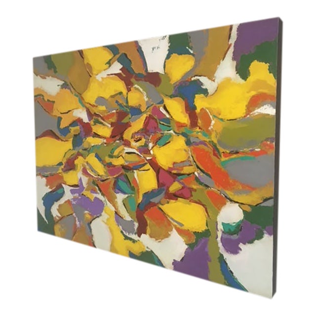 2022 Contemporary Abstract Expressionist Oil Painting by Jesus Galvan For Sale
