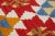 Textile 1970s Southwestern Style Geometric Design Handmade Red Oushak Accent Kilim Rug For Sale - Image 7 of 11