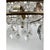 1950s Vintage French Empire Style Gilt Bronze & Tiered Crystal & Beads Chandelier For Sale - Image 5 of 14