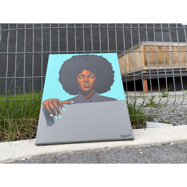The Silent Guarde, 2, Acrylic Painting by Emmanuel Akolo. (2026) For Sale - Image 6 of 12