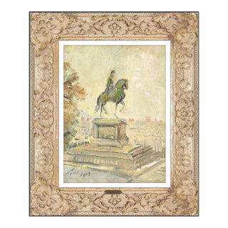Mid 20th Century Pont Neuf Paris Statue Henri IV, Gabriel Spat For Sale
