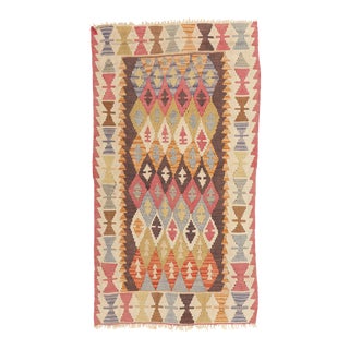 Antique Turkish Kilim Rug - 02'11 X 05'03 For Sale