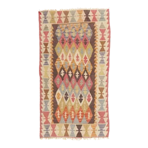Antique Turkish Kilim Rug - 02'11 X 05'03