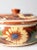 Vintage Mexican Redware Covered Bowl With Handle For Sale - Image 11 of 12