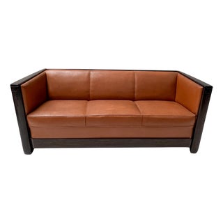 Art Deco Amsterdam School Bench by Daniël Van Dorp for Gebroeders Reens, 1920s For Sale