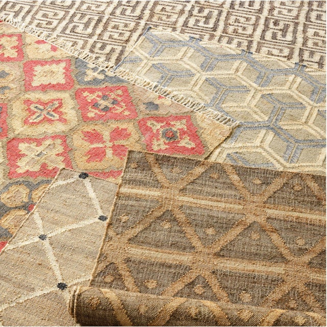 Bunny Williams for Dash & Albert Auricula Woven Jute Rug, 3' x 5