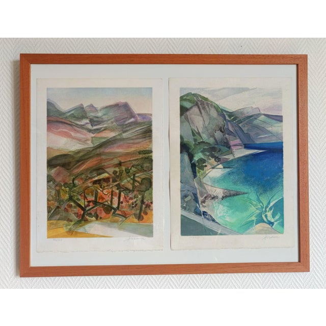 Camille Hilaire, Mont Sainte Victoire, 1980s, Lithograph For Sale - Image 3 of 12