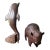 1970s Wooden Dolphin and Buffalo Statues - Set of 2 For Sale