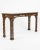 Vintage Faux-Bamboo Glass-Top Console Table For Sale - Image 4 of 4