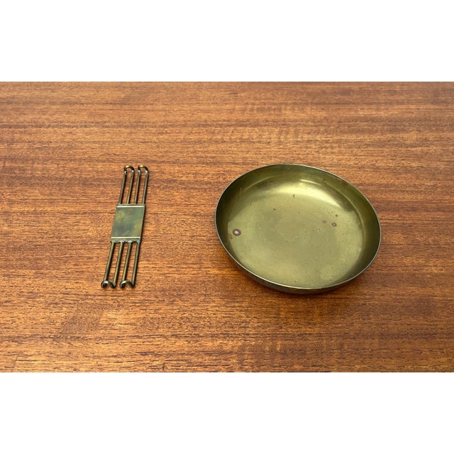 Mid-Century Brass Bowl, 1950s For Sale - Image 6 of 13