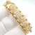 Gold Tiffany & Co. Jean Schlumberger Diamond Yellow Gold and Platinum Hands Bracelet For Sale - Image 8 of 12