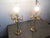 1960s Hollywood Regency Underwriter Laboratories 4 Arm Candelabra Style Lamps/aPair For Sale - Image 5 of 5