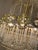 Italian Opaline Rod Chandelier, 1980s For Sale - Image 14 of 15