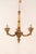 Wood Mid 20th Century French Gilt & Carved Column Chandelier For Sale - Image 7 of 9