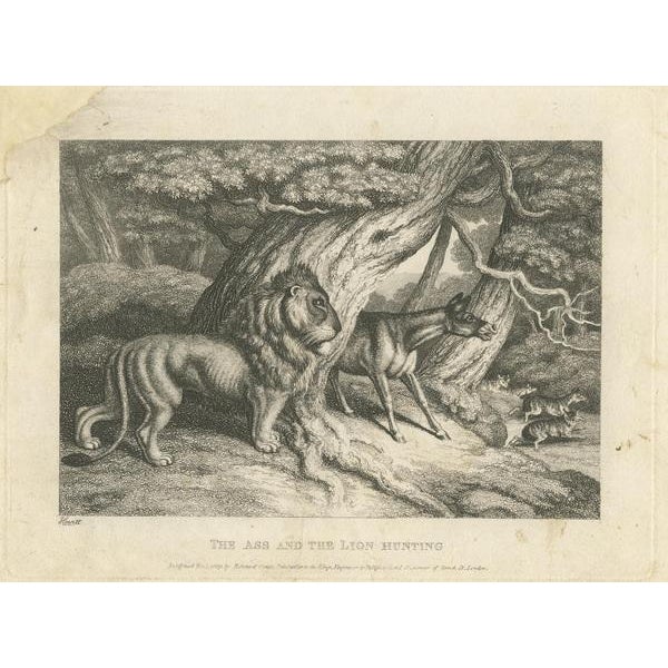Samuel Howitt, Lion and Donkey Hunting, Print For Sale - Image 3 of 6