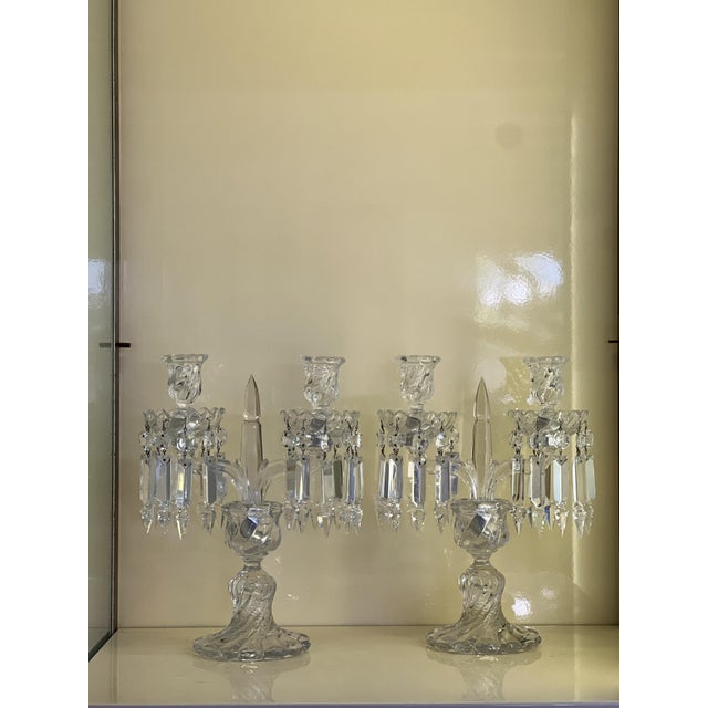 Girandole Chandeliers from Baccarat, 1950s, Set of 2 For Sale - Image 9 of 15