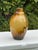 Late 20th Century Vintage Romanian 12.5” Amber Art Glass Vase by Mihai Topescu For Sale - Image 5 of 12