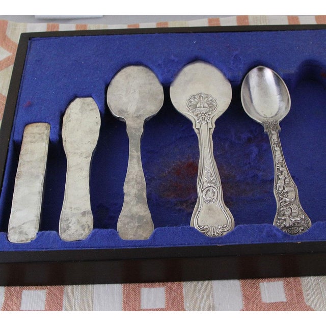 Sterling Silver Soup Spoon, Chased & Pierced Vine Hand-Forged by C. J. Vander For Sale In New York - Image 6 of 11