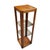 Danish Modern C1970s Teak Pillar Plant Stand Uldum Mobler Denmark With Smoke Gray Glass Shelving For Sale - Image 11 of 16
