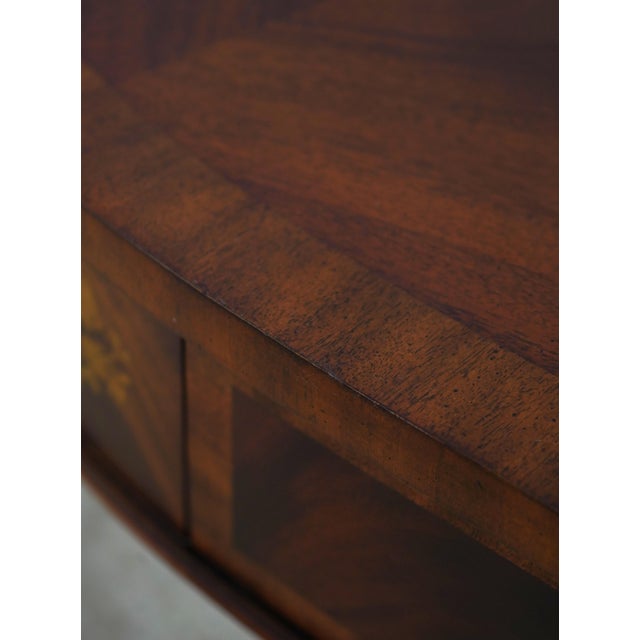 Maitland Smith 2 Drawer Regency Mahogany Console Table For Sale - Image 11 of 18