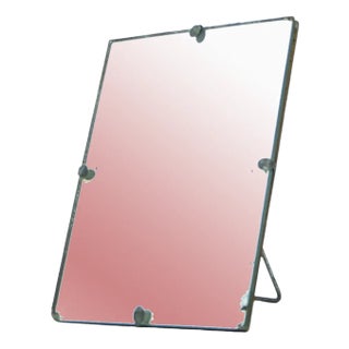 Art Deco Make-Up Mirror, Poland, 1950s, 1930s For Sale