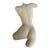 Mid 20th Century Classical Greek/Roman Female Backside Torso Half-Shell Relief Sculpture For Sale