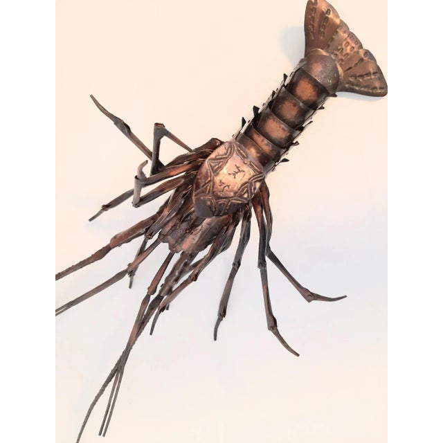 Late 19th Century Edo Okimono Bronze Reticulated Rock Lobsters Signed For Sale - Image 5 of 13
