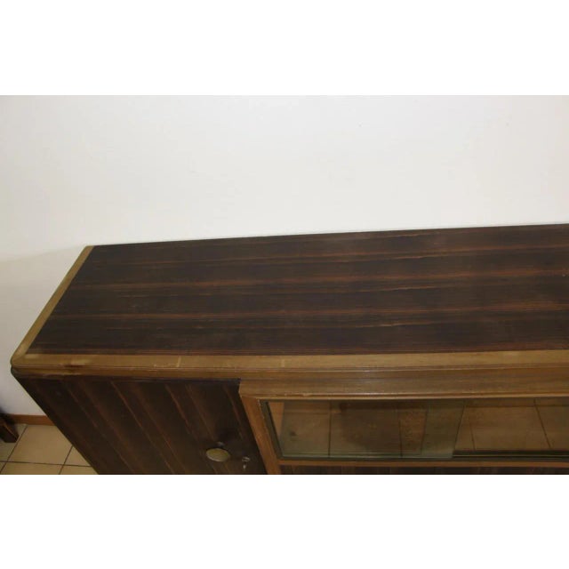 Black Art Deco Macassar Sideboard, 1930s For Sale - Image 8 of 9