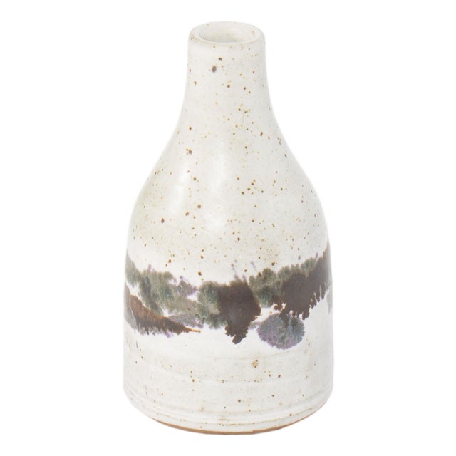 Richard Peeler Signed Studio Pottery Vase For Sale