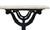 Metal Matthew Izzo Home Avignon Long Lightly Distressed White Oak and Cast Iron Table For Sale - Image 7 of 7