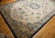 Textile Antique Chinese Peking Oversize Rug, Wool on Cotton, All-Over Floral Design, Ivory & Blue, 12' X 18' For Sale - Image 7 of 18