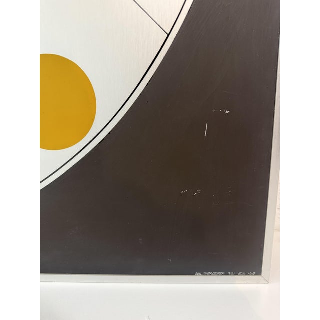 Metal Kinetic Op Art Work, Italy, 1970s For Sale - Image 7 of 9