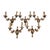 French Gau Bronze Wall Lights from Maison Lucien, 1960s, Set of 5 For Sale - Image 9 of 9