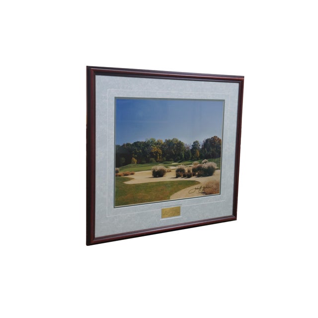 American 1997 Due Process Stables Golf Course 6th Hole Eagle Signed Photograph 28" For Sale - Image 3 of 12