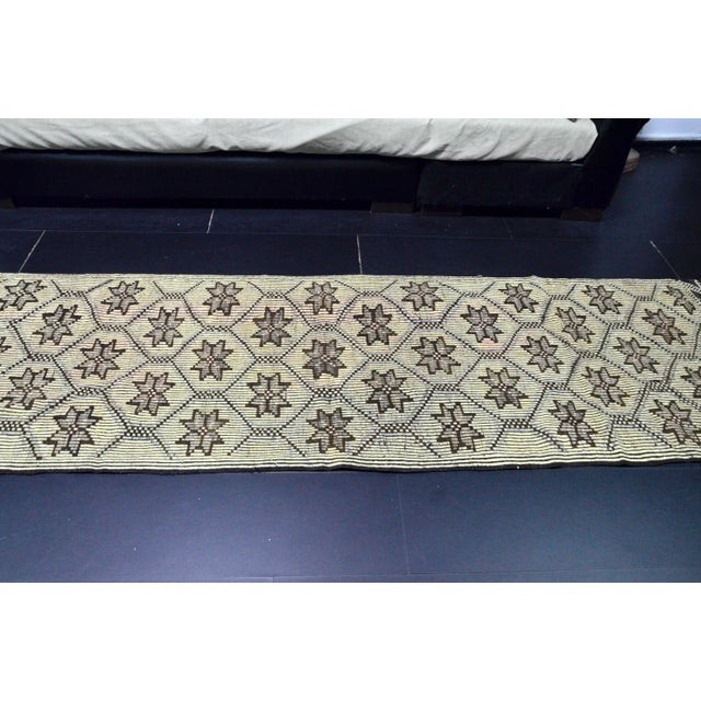 Vintage Tribal Turkish Kilim Runner Rug For Sale In Phoenix - Image 6 of 11