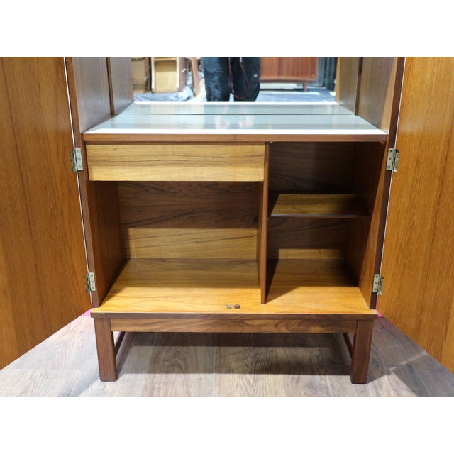 1960s Mid Century Modern Teak Bar Cabinet by Turnidge of London For Sale - Image 15 of 15