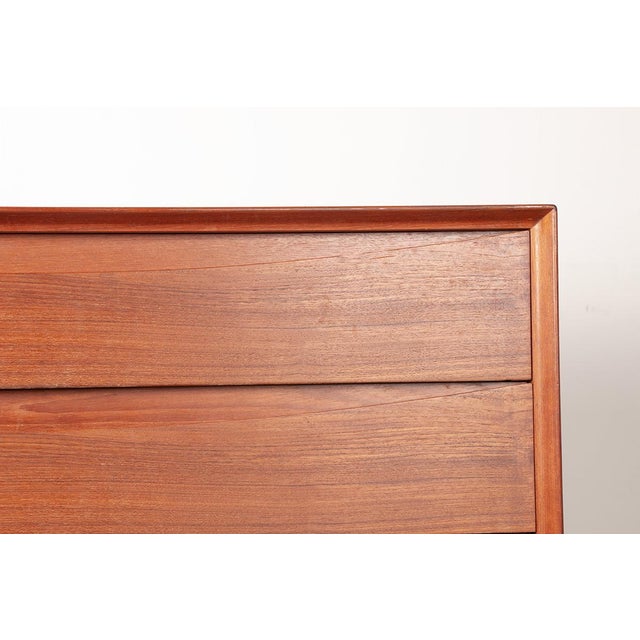 Danish Teak Chest of 4 Drawers by Arne Vodder for Sibast, 1960s For Sale - Image 3 of 16