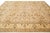 Beige Handmade Modern Oushak Wool Rug With Floral Motif For Sale In New York - Image 6 of 11