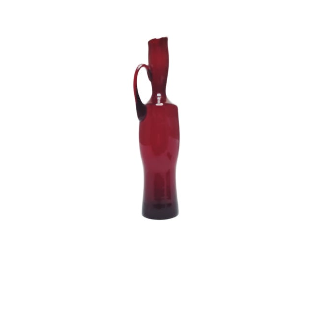 1970s Postmodern Jug by Zbigniew Horbowy for Sudety Glassworks, Poland, 1970s For Sale - Image 5 of 18