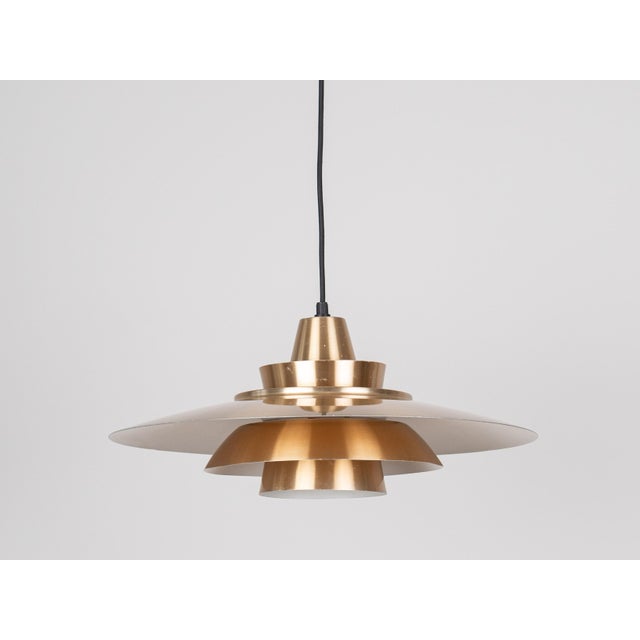 Vintage Aluminum Pendant Lamps by David Mogensen for Superlight, 1980s, Set of 2 For Sale - Image 3 of 18