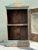 Vintage Rustic Painted Wood Cabinet For Sale - Image 10 of 12