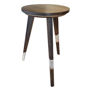 Custom Italian Lieve Side Table For Sale